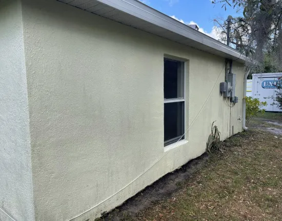 power washing exterior house wall north port fl