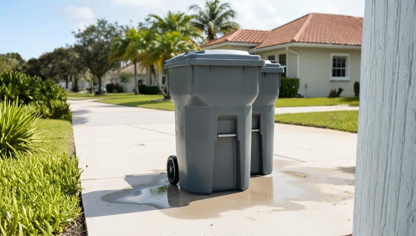 Garbage can cleaning Garbage can cleaning